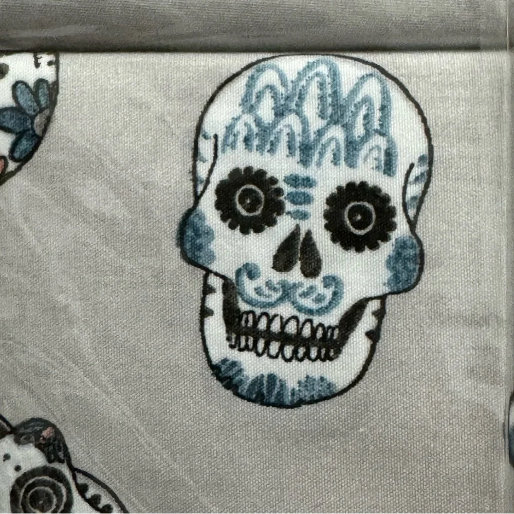 Rae Dunn Full Sheet Set Sugar Skull Day‎ of the Dead Halloween